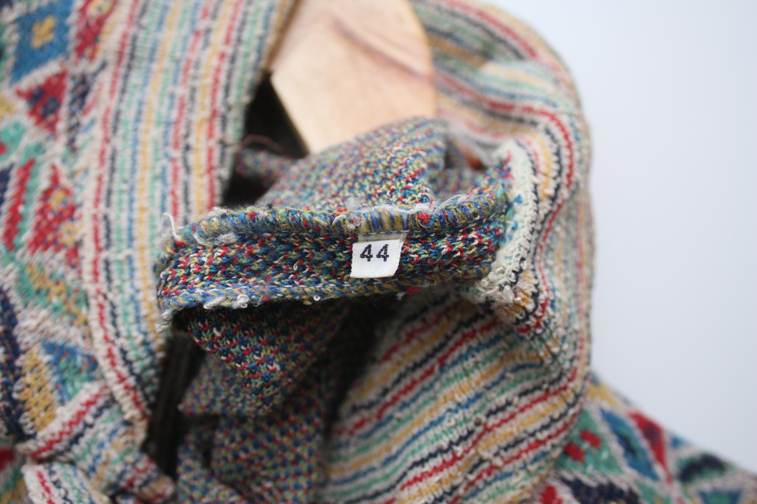 MISSONI UOMO ウール　 Made in Italy Missoni UOMO Made in Italy Vintage Knitted Sweater 44 - Etsy