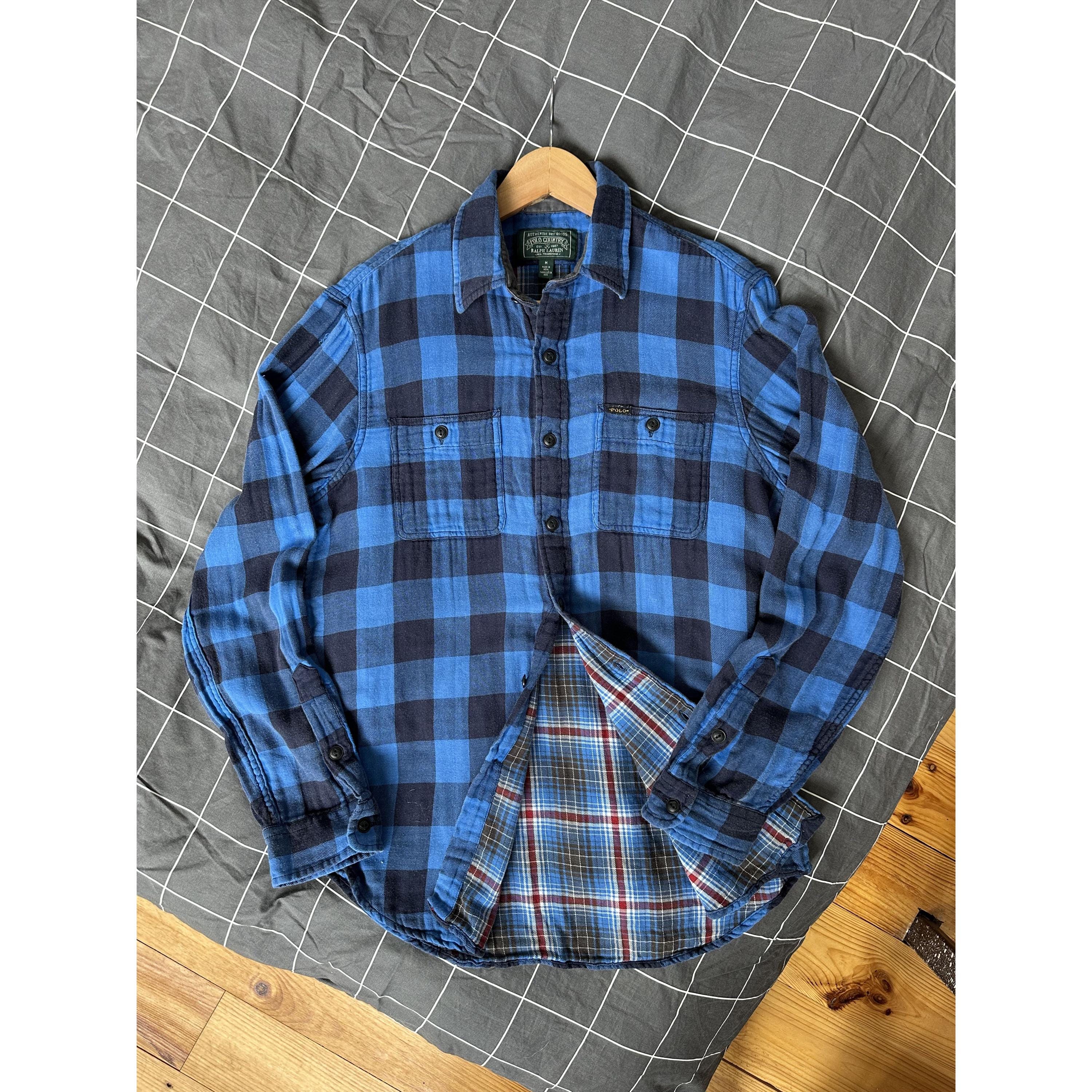 Polo Ralph Lauren ネイビー チェック ポロシャツ POLO RALPH LAUREN - 90年代 Polo by Ralph Lauren ポロ ラルフ
