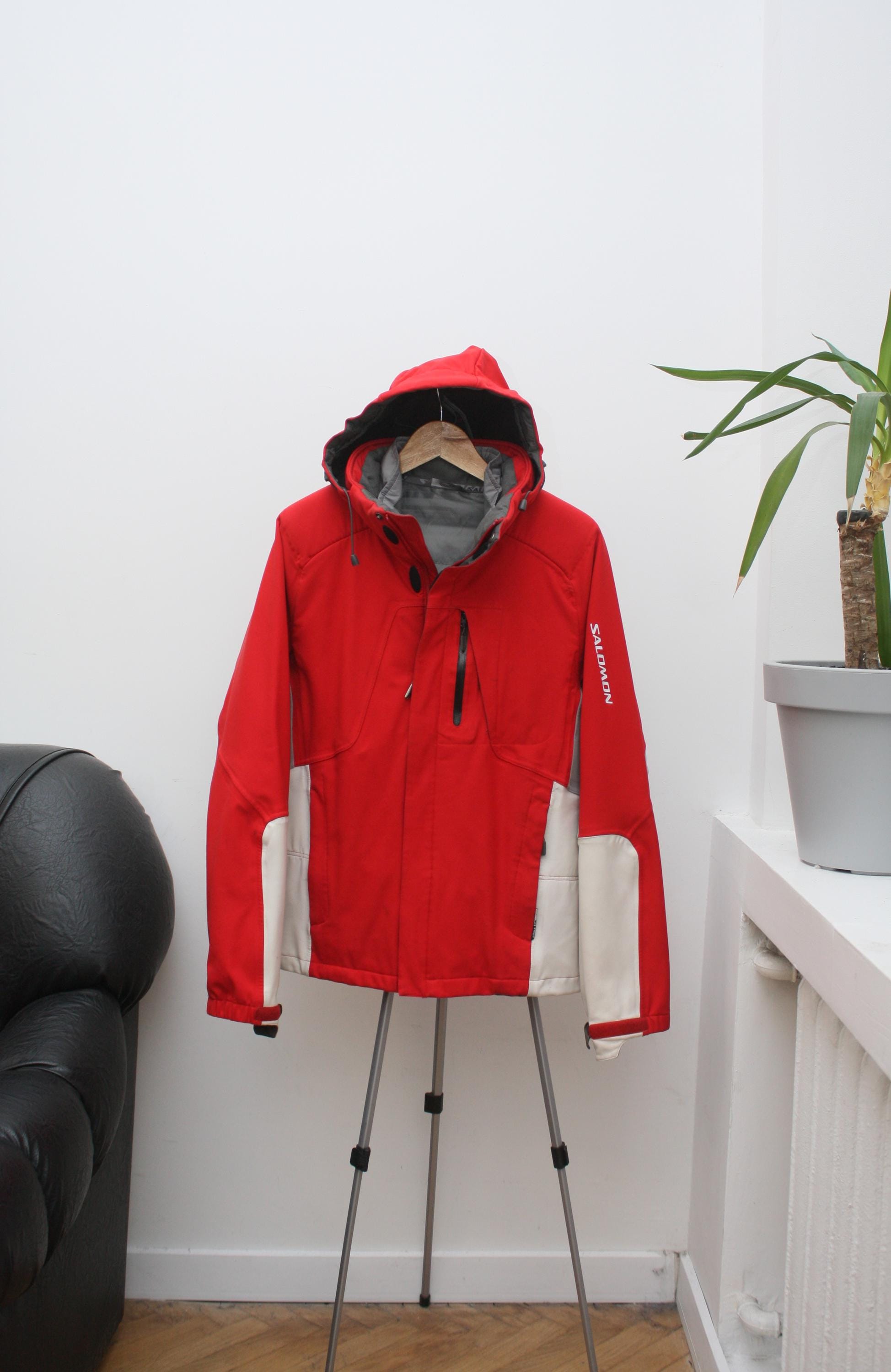 Salomon Ski Jacket 2in1 Red Grey Size Medium - Etsy Hong Kong