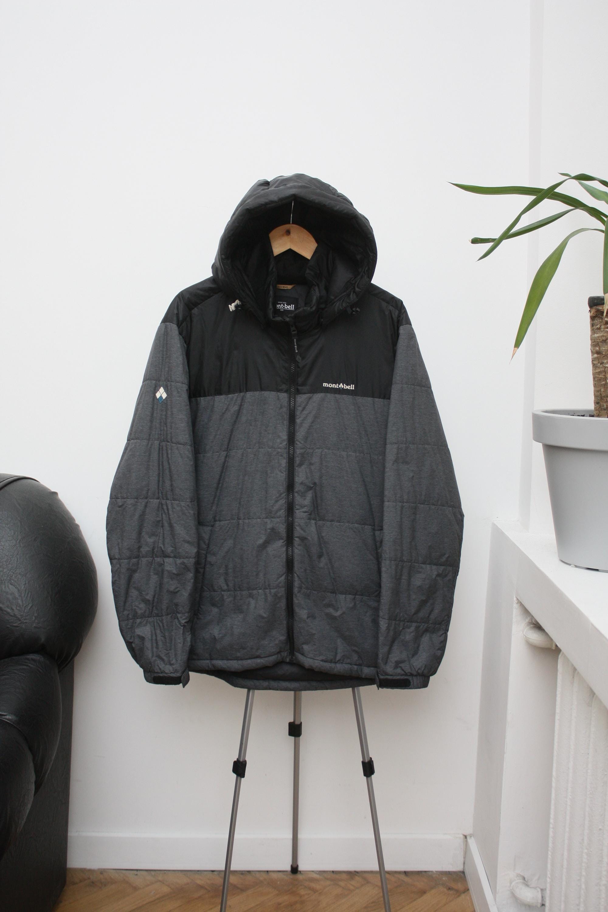 Montbell Gray Lightweight Down Jacket - Etsy