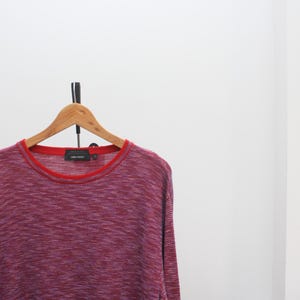 Carlo Colucci Red Sweatshirt Made In Italy XL Men&#39;s