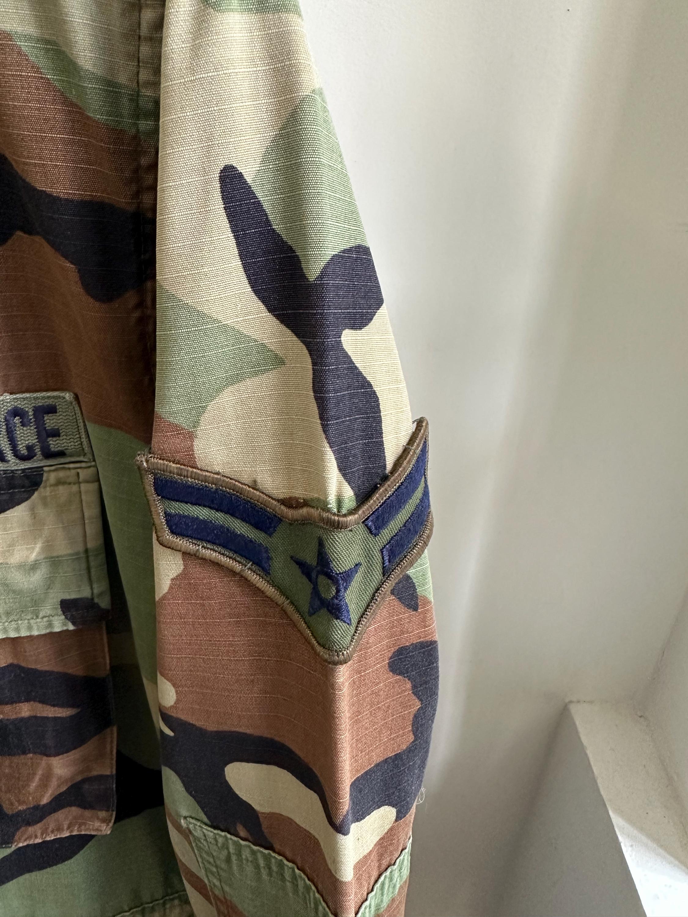 アメリカ空軍ウッドランド迷彩ジャケット 空軍機動軍 - Etsy 日本