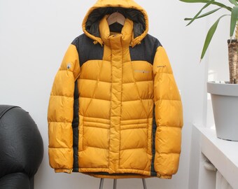 ジャケット・アウター mont-bell down jacket parka blue/yellow mont-bell 3in1 Fall Line Parka M Yellow Snow Sports Hoodie Jacket