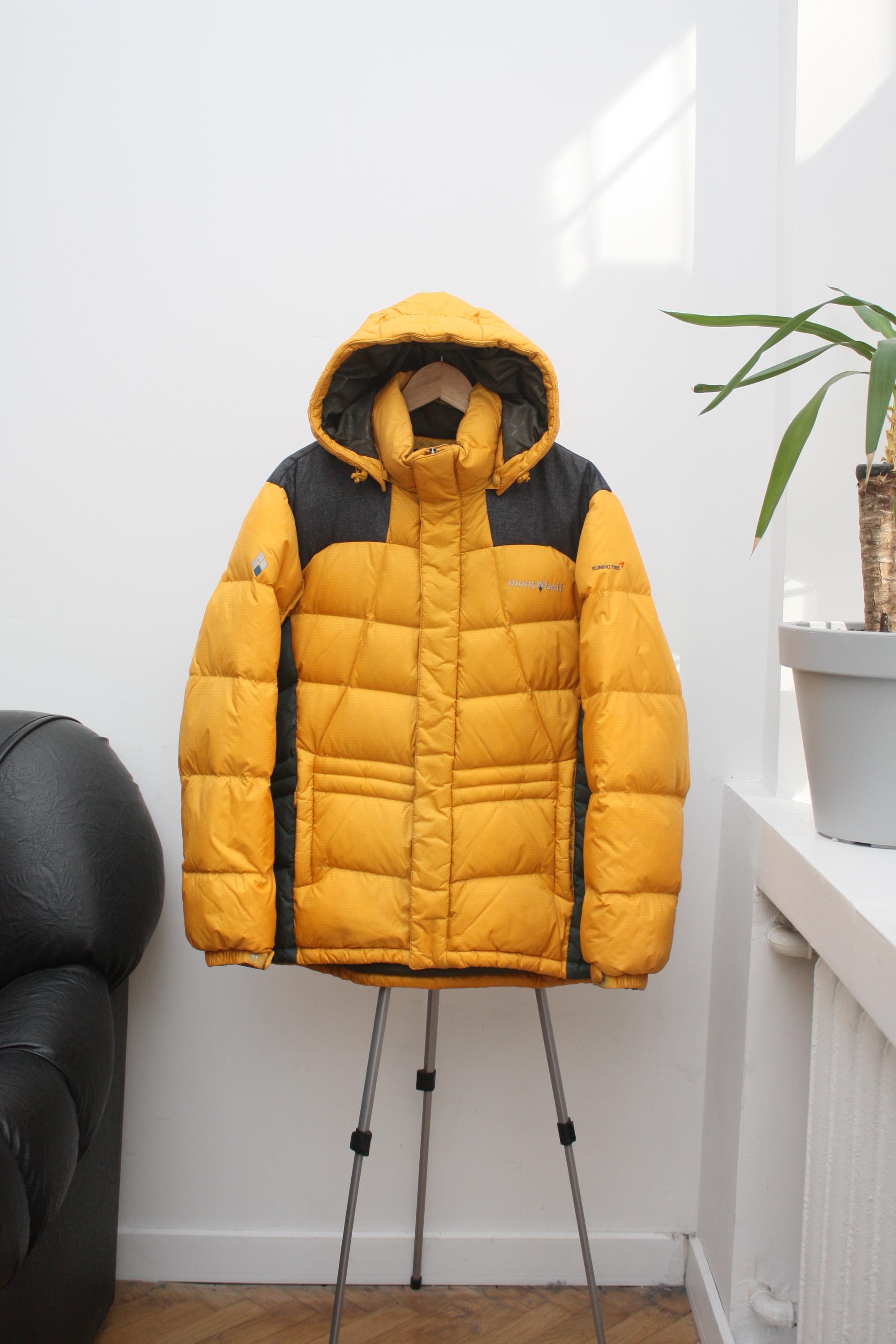 Montbell Yellow Puffer Down Jacket - Etsy
