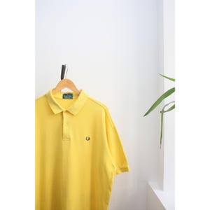 Fred Perry Yellow - Etsy
