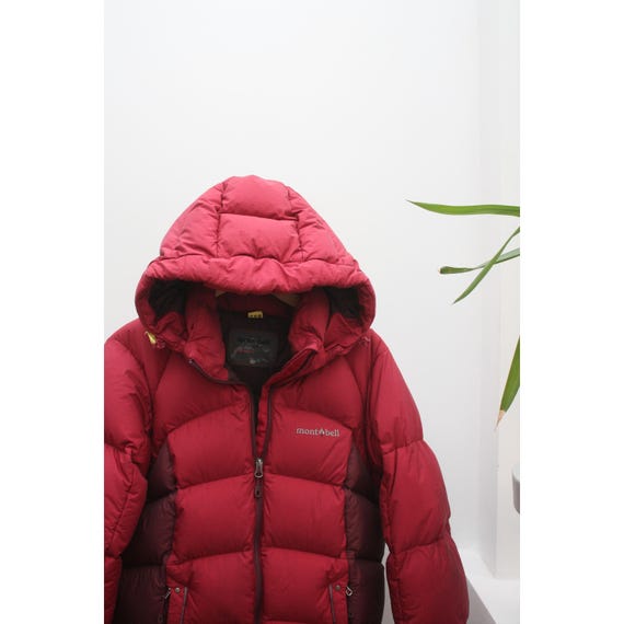 Montbell Burgundy Red Puffer Down Jacket Men's Medium - Etsy