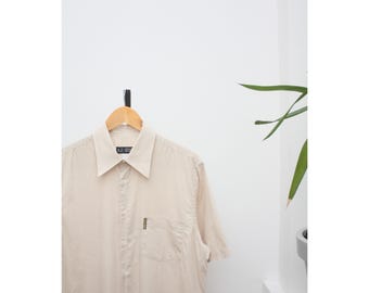 ARMANI JEANS Vintage Womens Short Sleeve Shirt 90s Italian