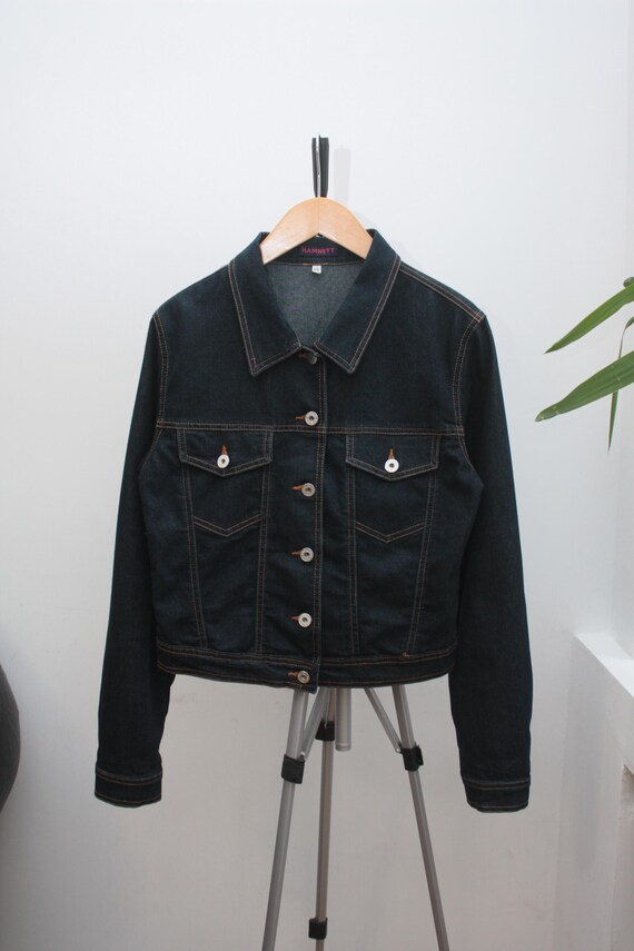 Katharine Hamnett London Denim Jeans Stretch Jacket XS - Etsy
