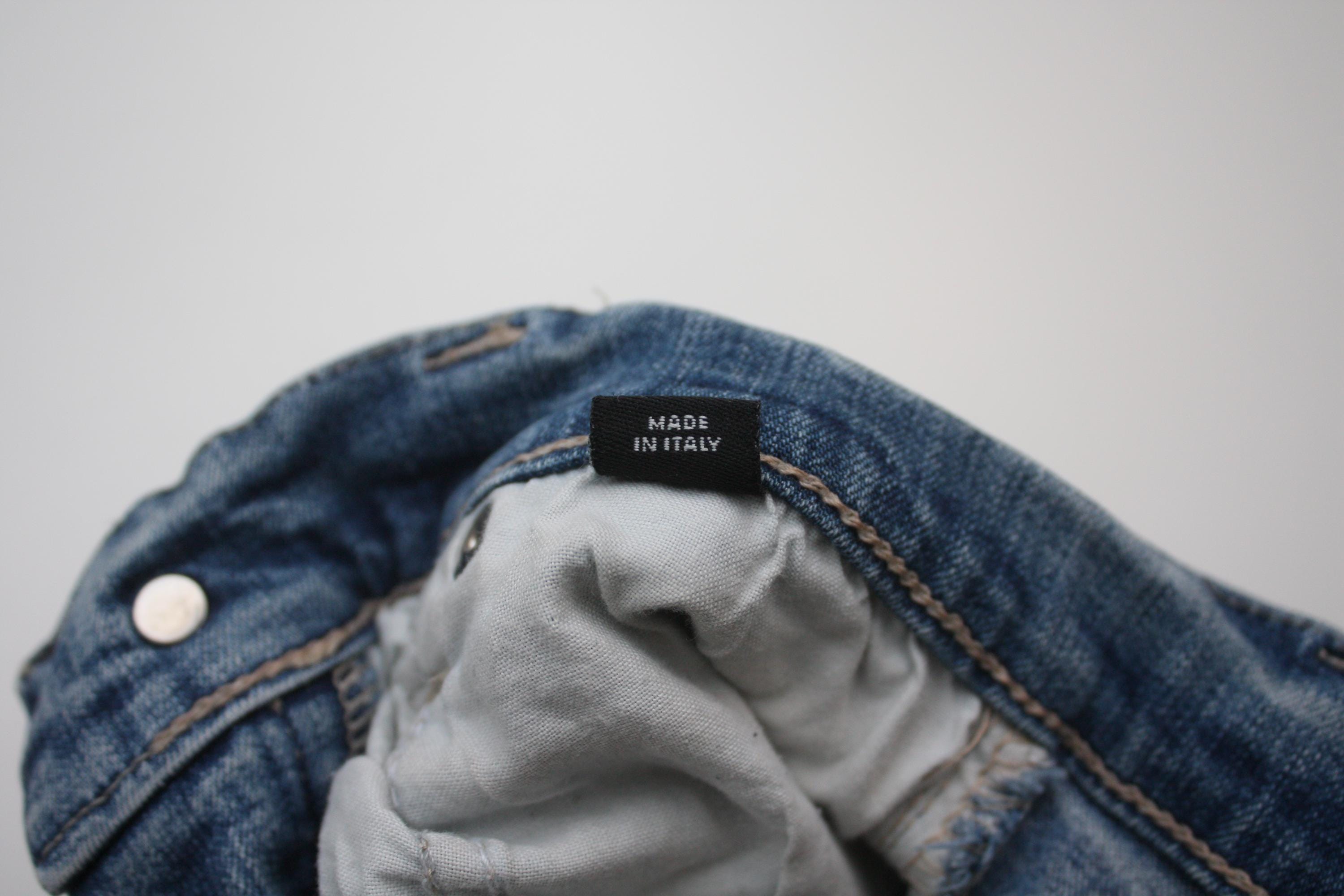 Versace Jeans Couture Vintage Blue Stretch Denim - Etsy