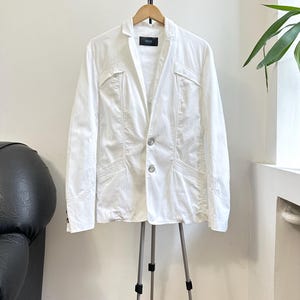 Versus Versace White Casual Blazer US12
