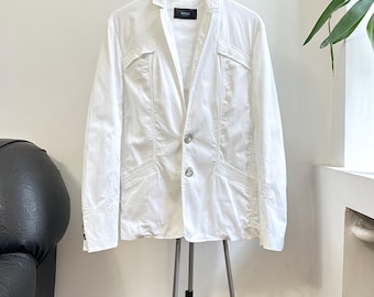 Versus Versace White Casual Blazer US12