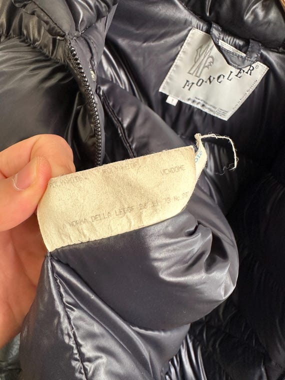 Moncler Grenoble Vintage Black Puffer Down Jacket - Etsy