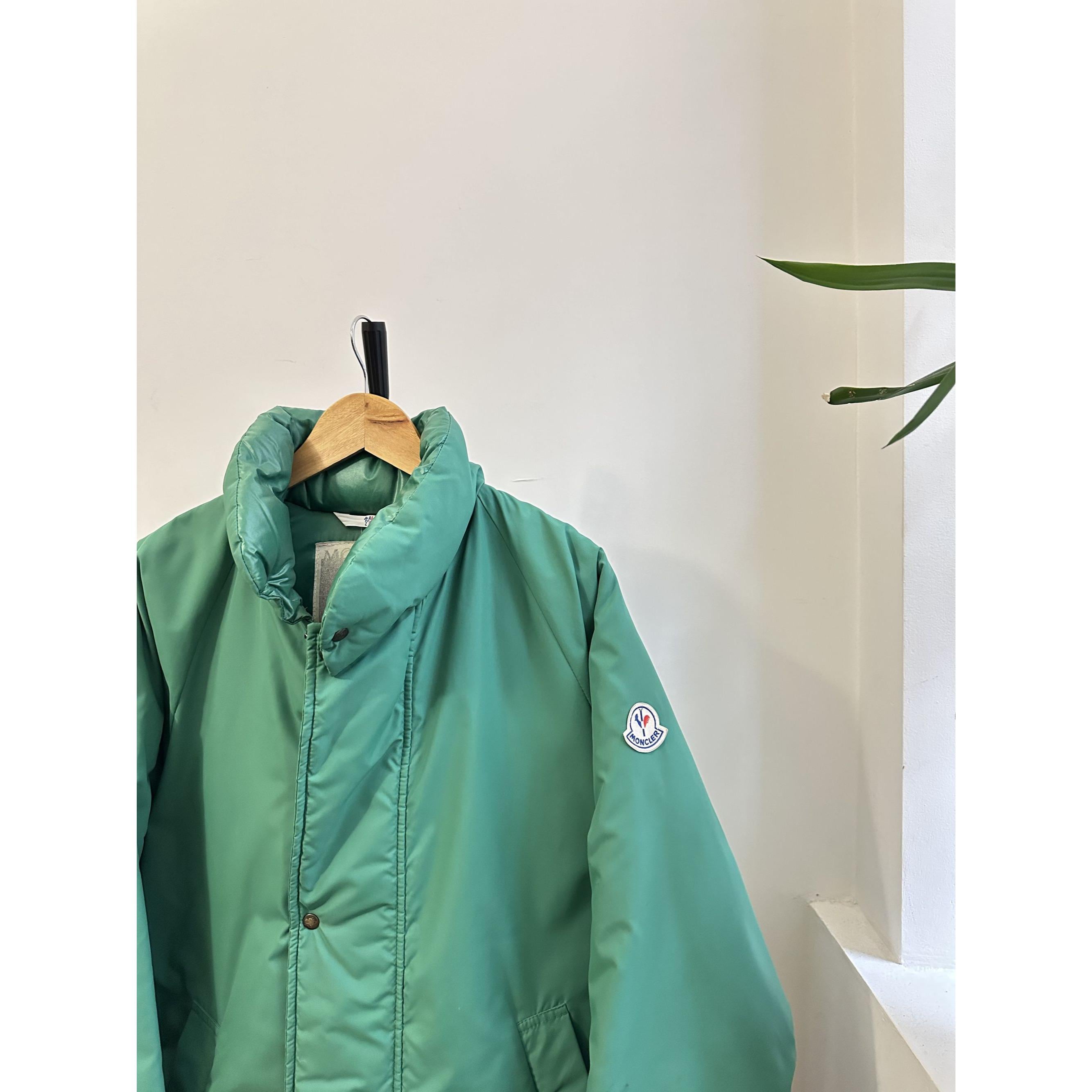 Moncler Green Goose Down Jacket - Etsy