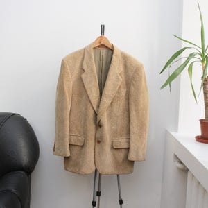 Yves Saint Laurent Vintage Beige Corduroy Blazer
