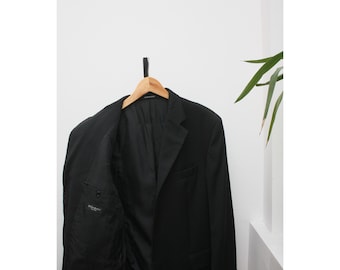 Yves Saitn Laurent Black Wool Classic Blazer