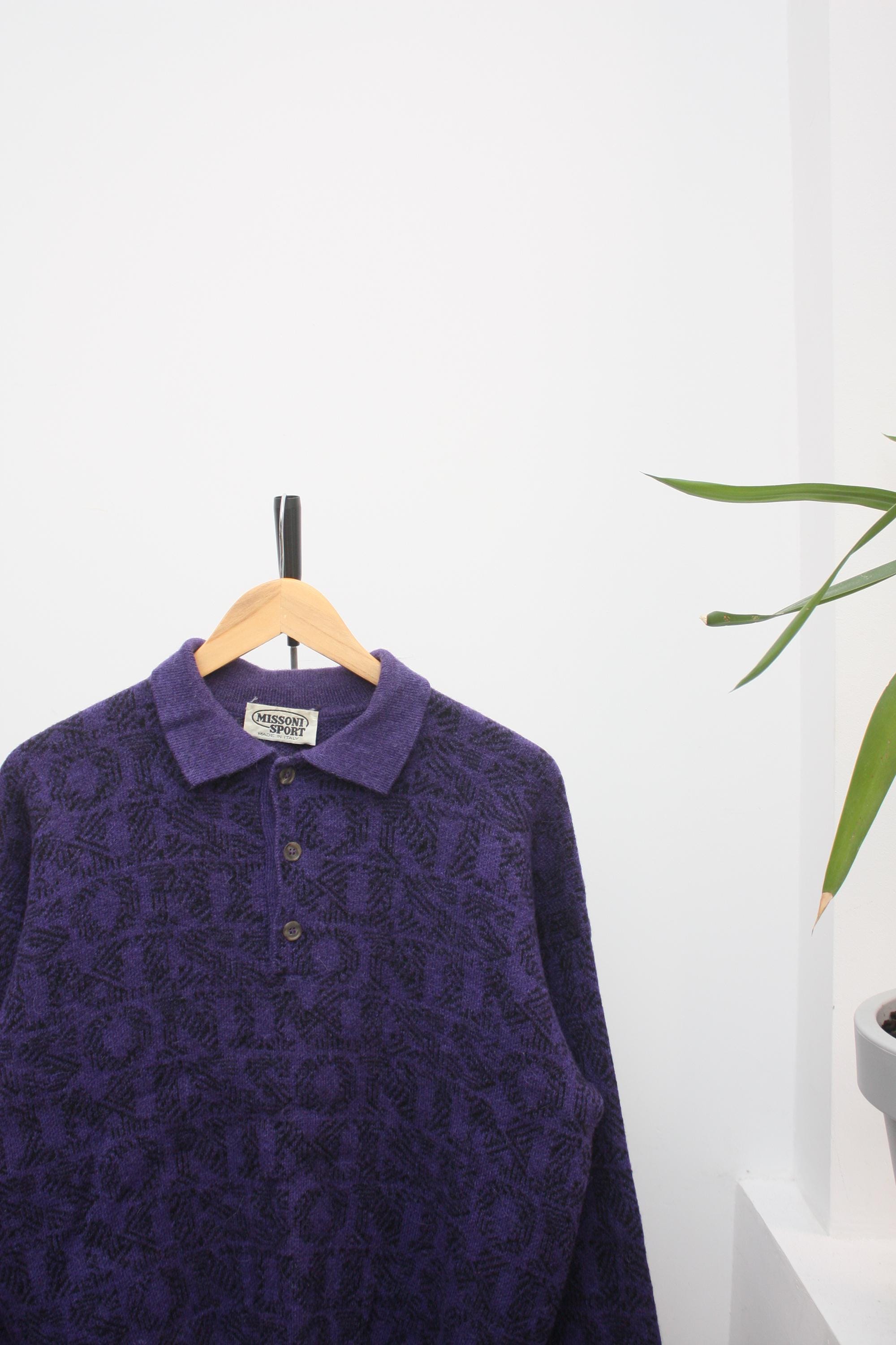 MISSONI ニット パープル Missoni Zig Zag cardigan Missoni