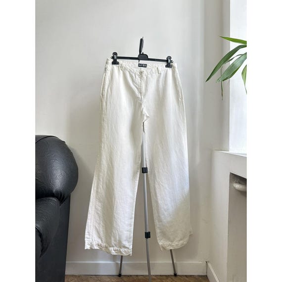 Armani Jeans, Armani Jeans Vintage Hemp Blend Lightweight WMNS Pants 12