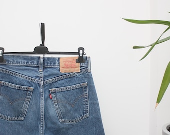 Levi's 521 02 W32L32 Denim Blue Jeans - Etsy Israel