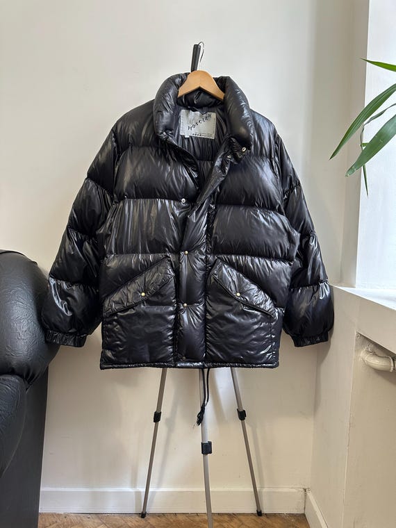 Moncler Grenoble Vintage Black Puffer Down Jacket - Etsy