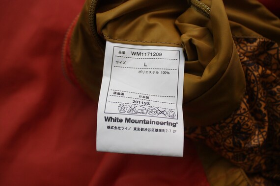 White Mountaineering Orange Lightweight Jacket View 5