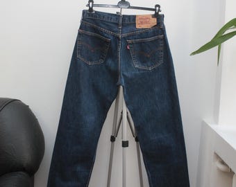 Levi's 501 Vintage Denim Jeans W33L32 Made In UK