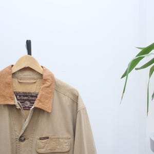 Marlboro Classics Beige 3 Pocket Blazer Jacket XL Men&#39;s