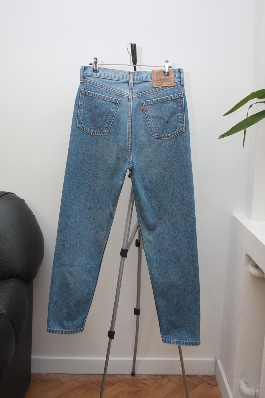 Vintage Levi’s denim for layer No.2 Levi's 891 02 Vintage Orange Tab Denim Blue Jeans 90s - Etsy