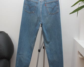 Vintage Levi’s denim for layer No.2 Levi's 891 02 Vintage Orange Tab Denim Blue Jeans 90s - Etsy