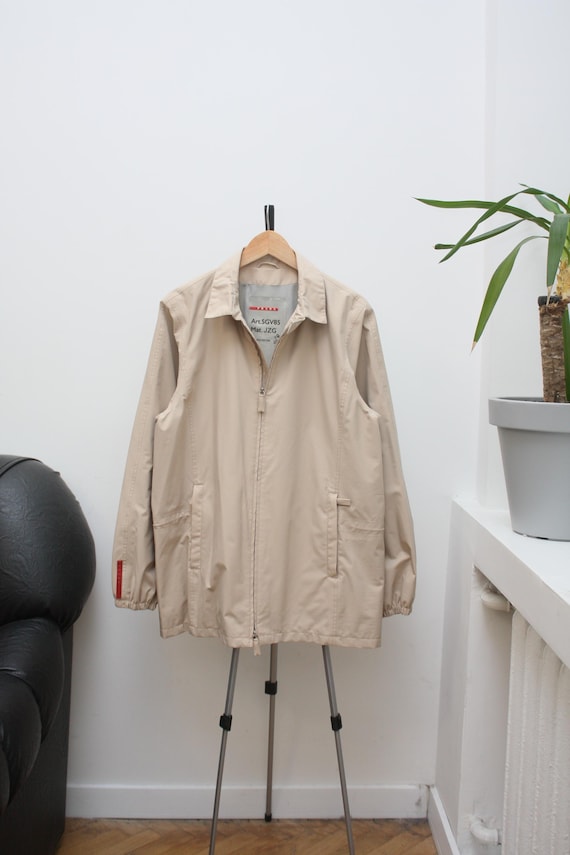 Prada Gore-tex Beige Jacket Men's 48 Made in Romania - Etsy Israel