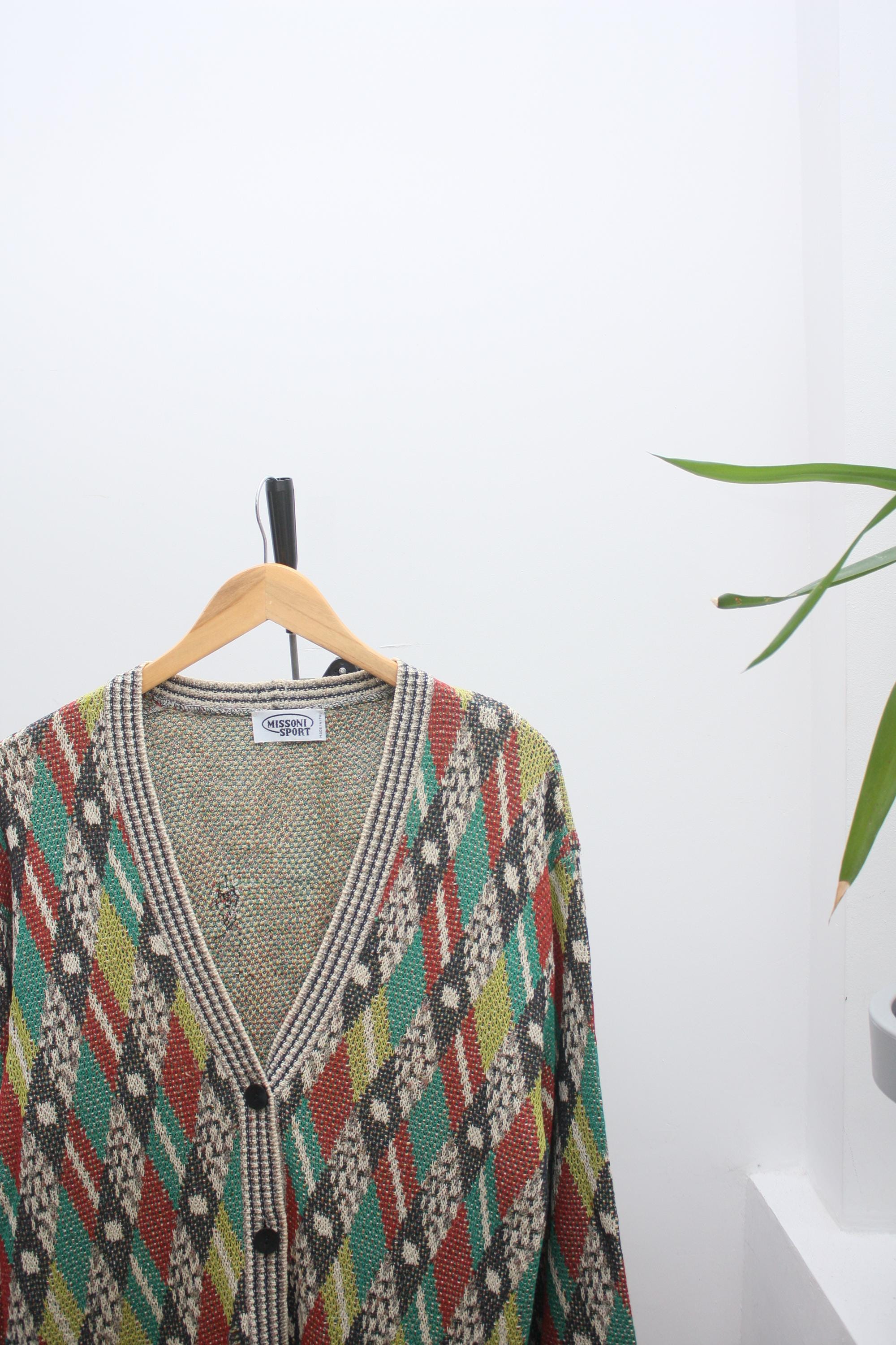 Missoni Sport Vintage Knitted V-neck Cardigan Women's 38 - Etsy