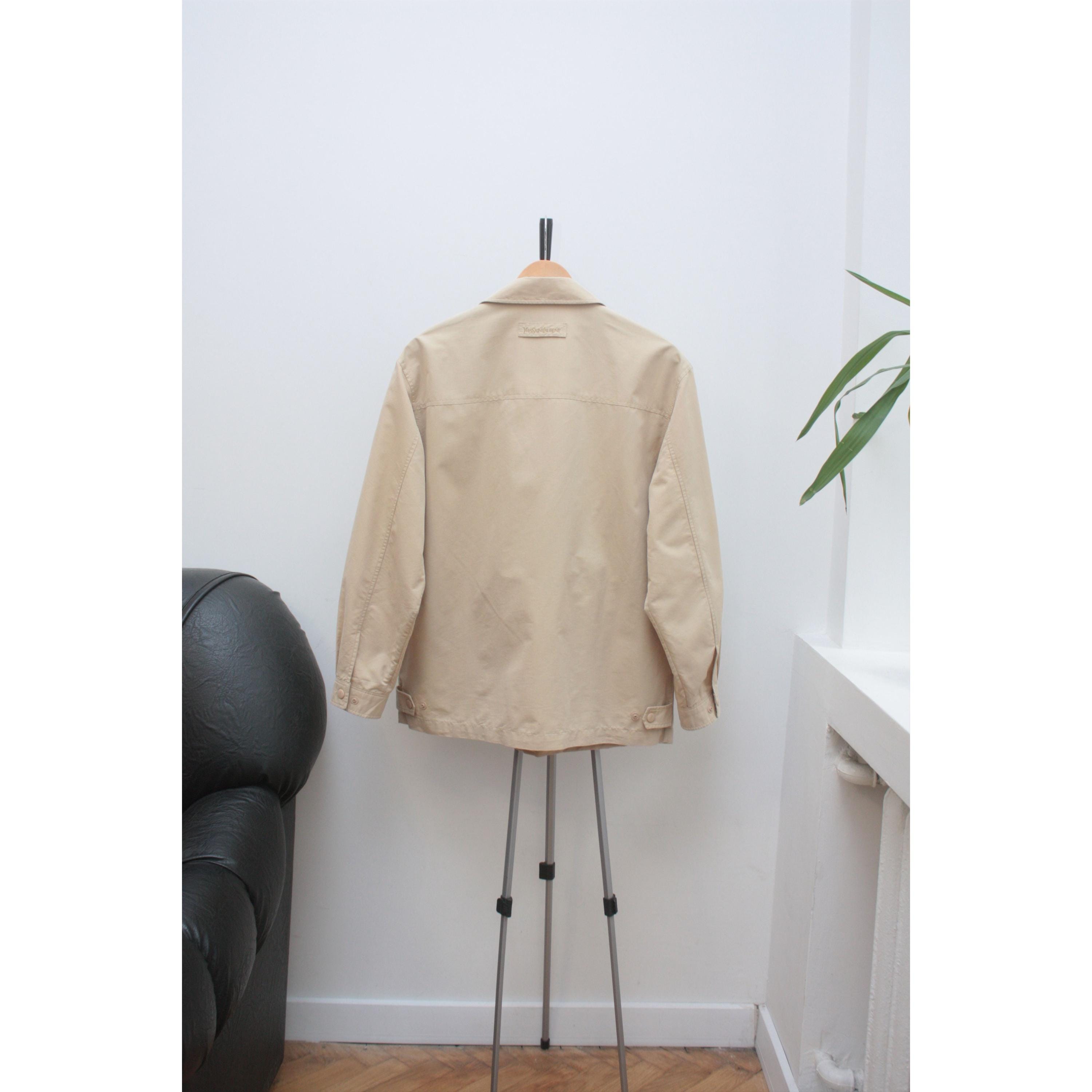 Yves Saint Laurent Vintage Beige Lightweight Jacket Men's - Etsy