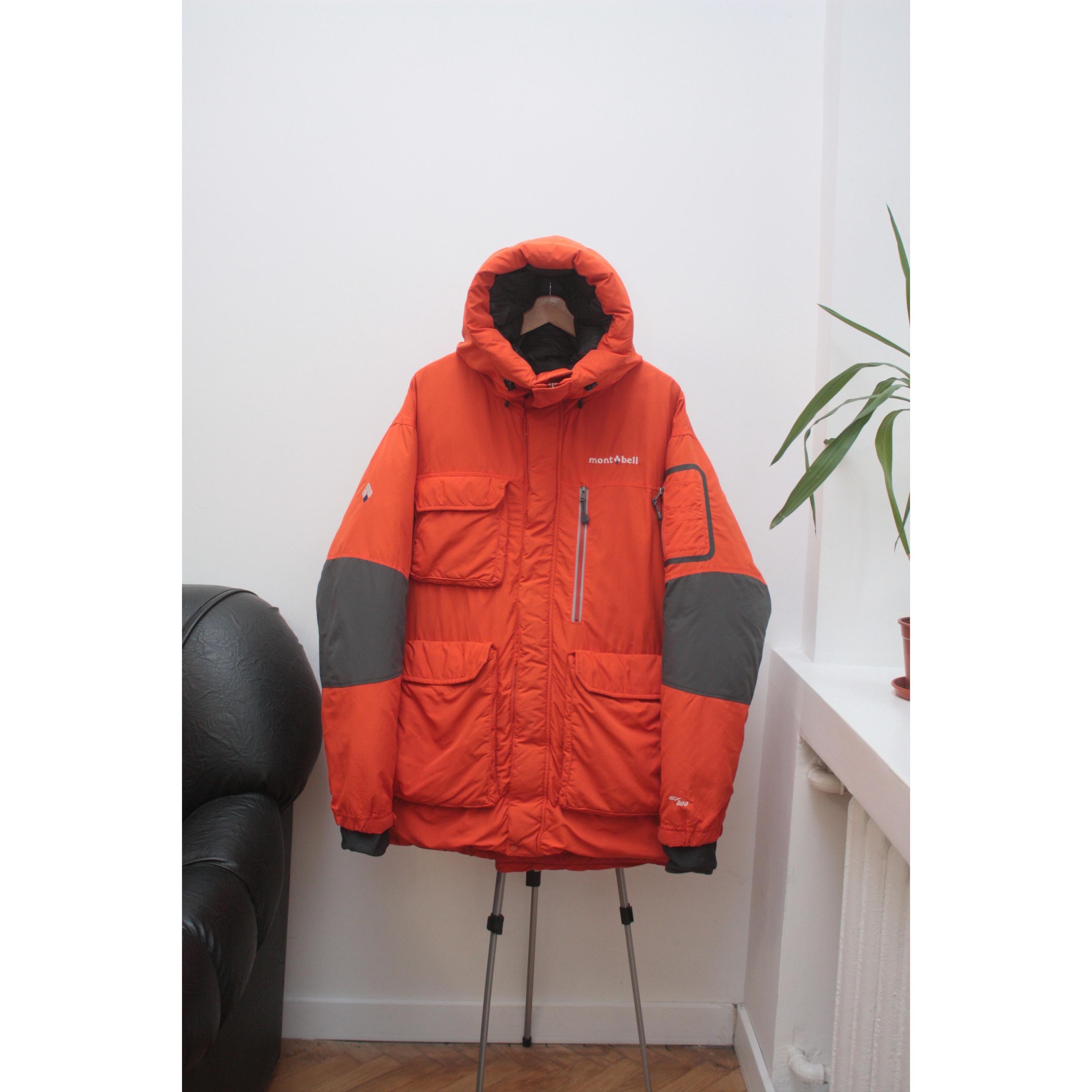 Montbell Orange Puffer Down Parka Men's Large - Etsy