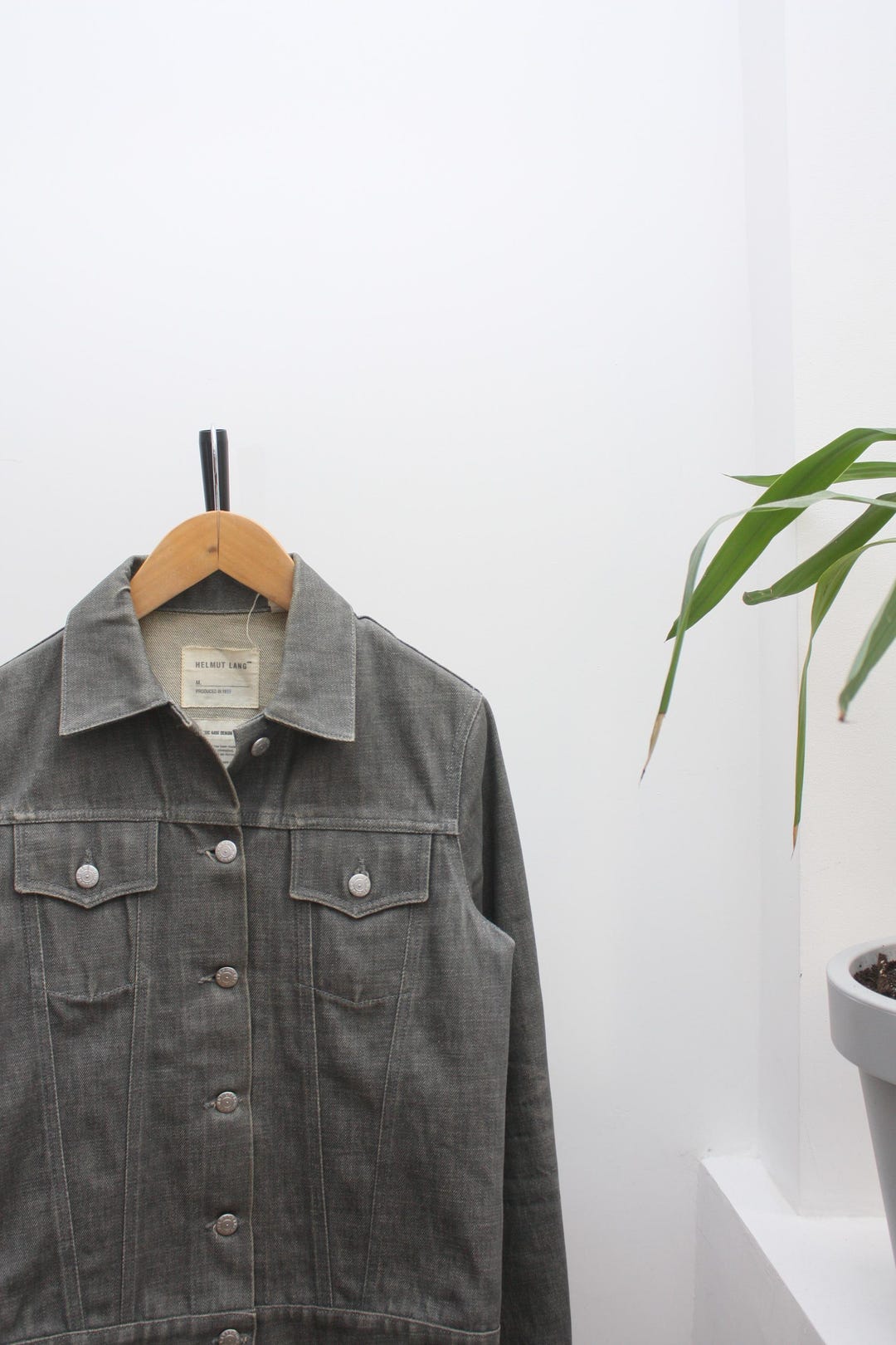 Helmut Lang 1999 Vintage Denim Gray Jacket Women's XS - Etsy