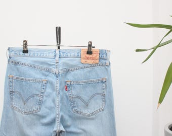Levi's 501 Vintage Denim Blue Jeans W36L32 Made in USA - Etsy