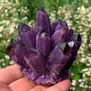 300g+ Amethyst Phantom Cluster specimen,quartz crystal,Crystal Cluster,Crystal Mineral Vug specimen,Fine Crystal Gifts 1pc