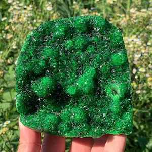Green Geode quartz Cluster,quartz crystal,Mineral Vug specimen,Green Crystal Cluster specimen,Crystal Gifts Random 1pc