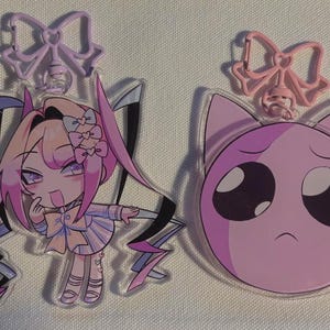 Needy Streamer Overload KAngel and P-Chan Acrylic Keychain