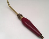 Vintage Acetylene Gas Torch head Handle and Brass Tip Presto-Lite 402 2J