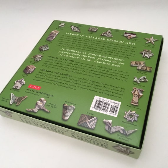 Money Origami Craft Art With Instructions How To Fold Dollar Bills Into Origami Shapes Box Kit And Dvd
