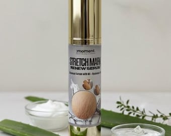 Stretch Mark Renew Serum™ – Niacinamide + Hyaluronic Acid | Pregnancy Safe, Postpartum, Weight Change & Skin Renewal