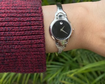 Movado Museum Kara Bangle Watch – Black Stainless Steel  display picture 1