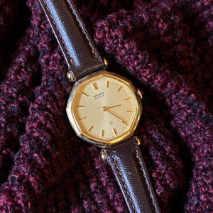 Seiko Octagon Quartz Mens Watch - Etsy