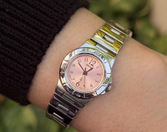 Seiko Lukia Women's Watch, Pink Dial, Stainless Steel Bracelet, Quartz, Vintage