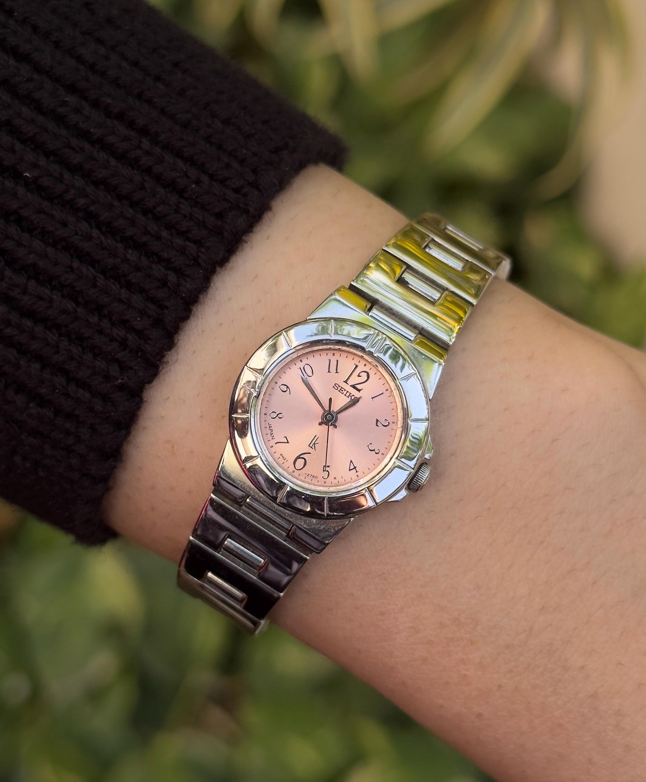 Seiko Lukia Women's Watch, Pink Dial, Stainless Steel Bracelet