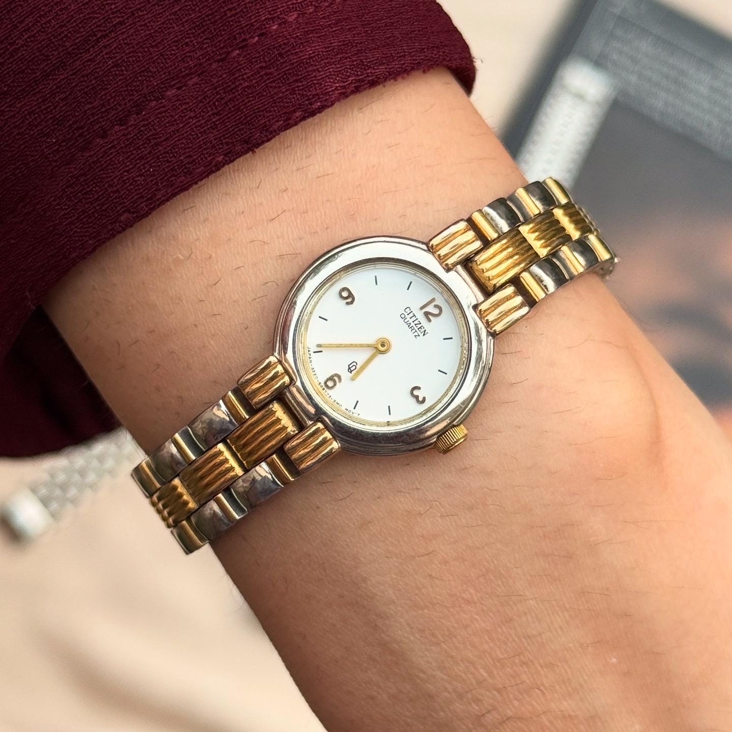 Vintage Citizen Quartz Ladies Watch – Two-tone Gold Silver 