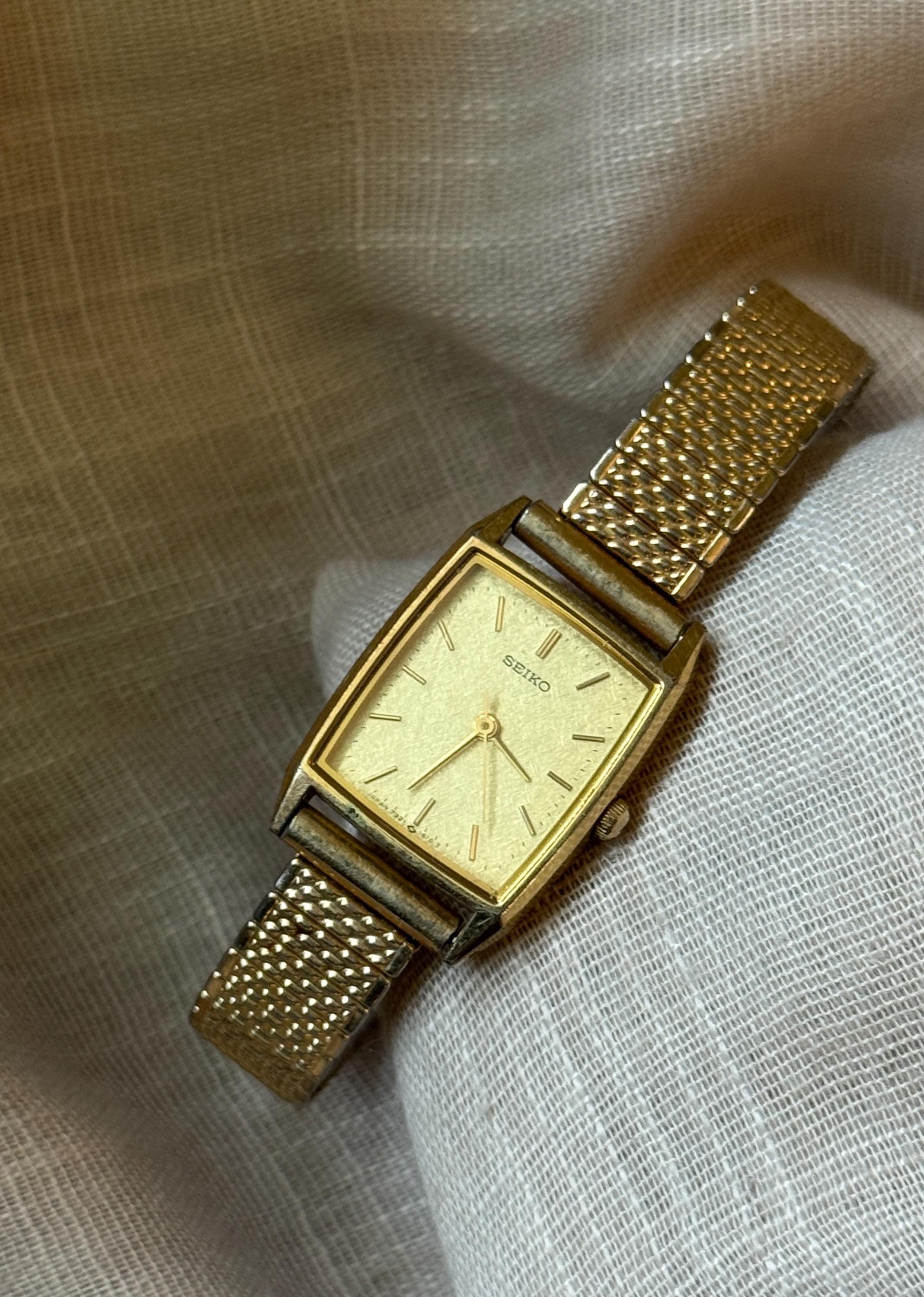 SEIKO　セイコー　ゴールド　クォーツ　レディース　腕時計　アナログ 美品】✨セイコー SEIKO レディース ゴールド 腕時計 クォーツ