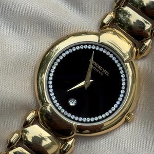 Vintage Raymond Weil 18K Gold Plated Watch