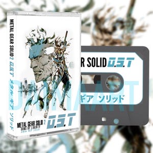 Metal Gear Solid 2 Sons of Liberty Soundtrack CUSTOM Cassette Tape Kojima