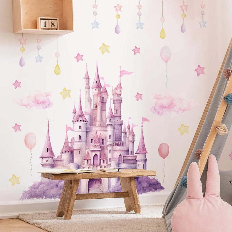 Princess Castle Wall Decal - Etsy