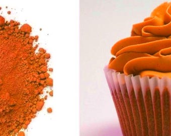 Deep Orange Vegan Food Colour Powder Food Grade Edible Food Colouring 30g Baking Cooking Fondant